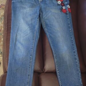 John Mark Floral Embroided Jeans